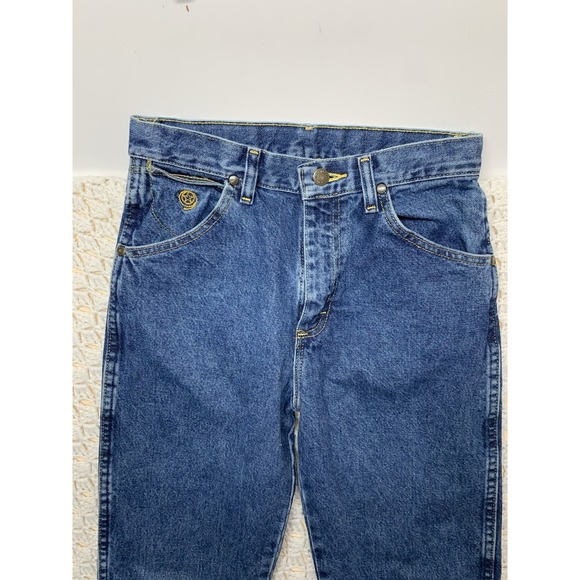Wrangler‎ Boys Jeans Size 16 Slim 13BGSHD Classic Cowboy Western Blue Denim - Picture 4 of 11